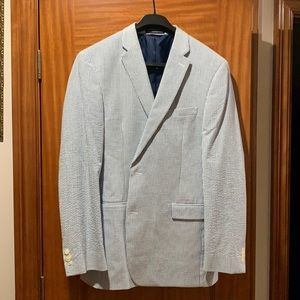Tommy Hilfiger Seersucker Jacket Mens 44L